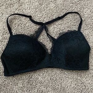 Lightly padded lace bralette sz S